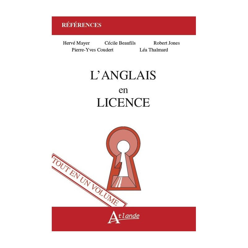 L'anglais en licence