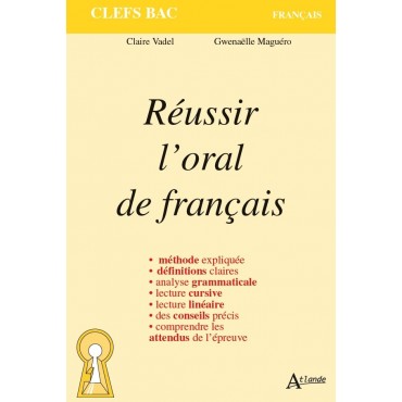 Réussir l'oral de français