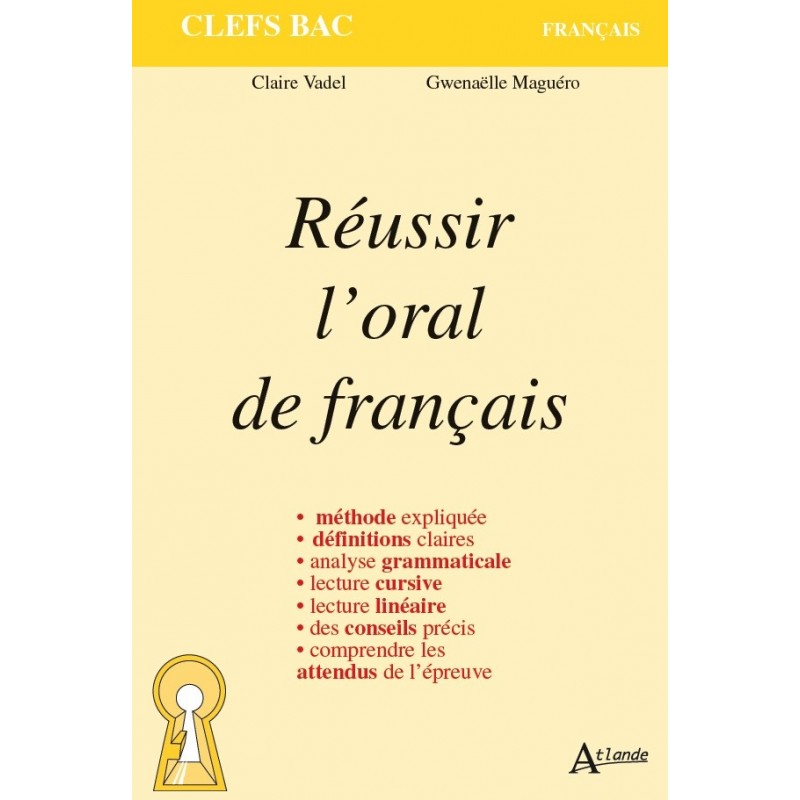 Réussir l'oral de français