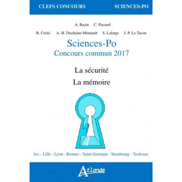 Sciences-Po Concours commun 2017