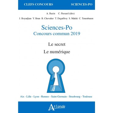 Sciences-Po concours commun 2019