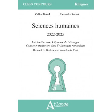 Sciences humaines 2022-2025