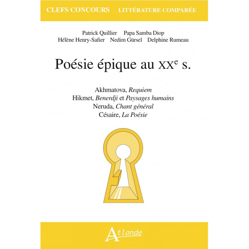 Poésie épique au XXe s.