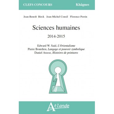 Sciences Humaines 2013 - 2015