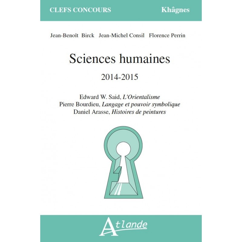 Sciences Humaines 2013 - 2015