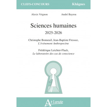 Sciences humaines 2025-2026