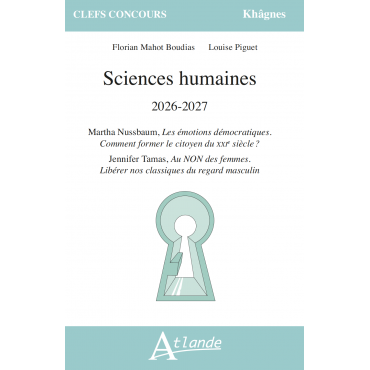 Sciences humaines 2026-2027