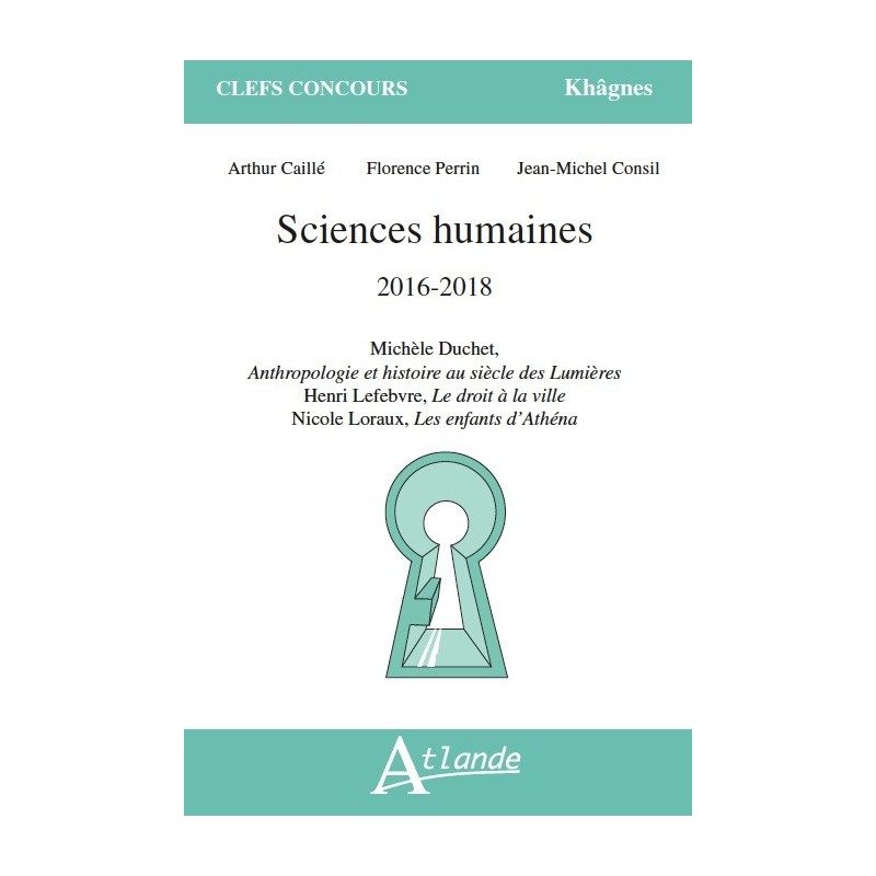Sciences humaines 2016-2018
