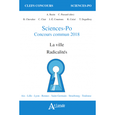 Sciences-Po Concours commun 2018