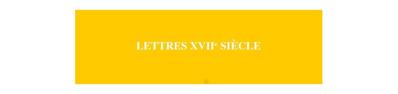 Clefs-concours Lettres XVIIe siècle