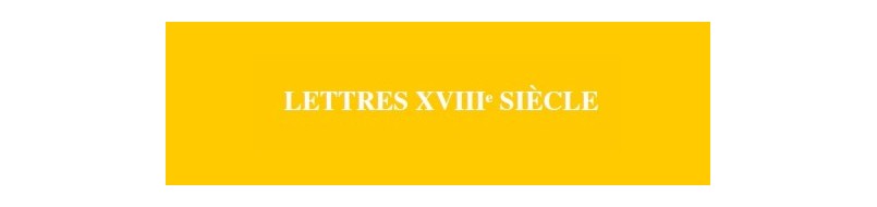 Clefs-concours Lettres XVIIIe siècle